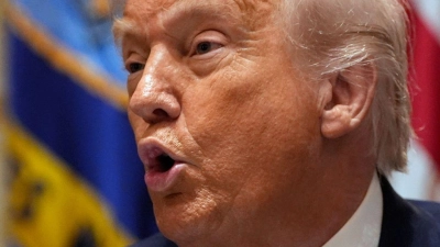 Trump droht dem Nachbarn Mexiko mit Strafzoll (Foto: Alex Brandon/AP/dpa)