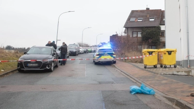 Der Tatort in der St.-Gundekar-Straße in Heilsbronn am 6. Februar: Der Auftrag dürfte über zwei Länder aus dem Ausland gekommen sein. (Foto: Evi Lemberger)