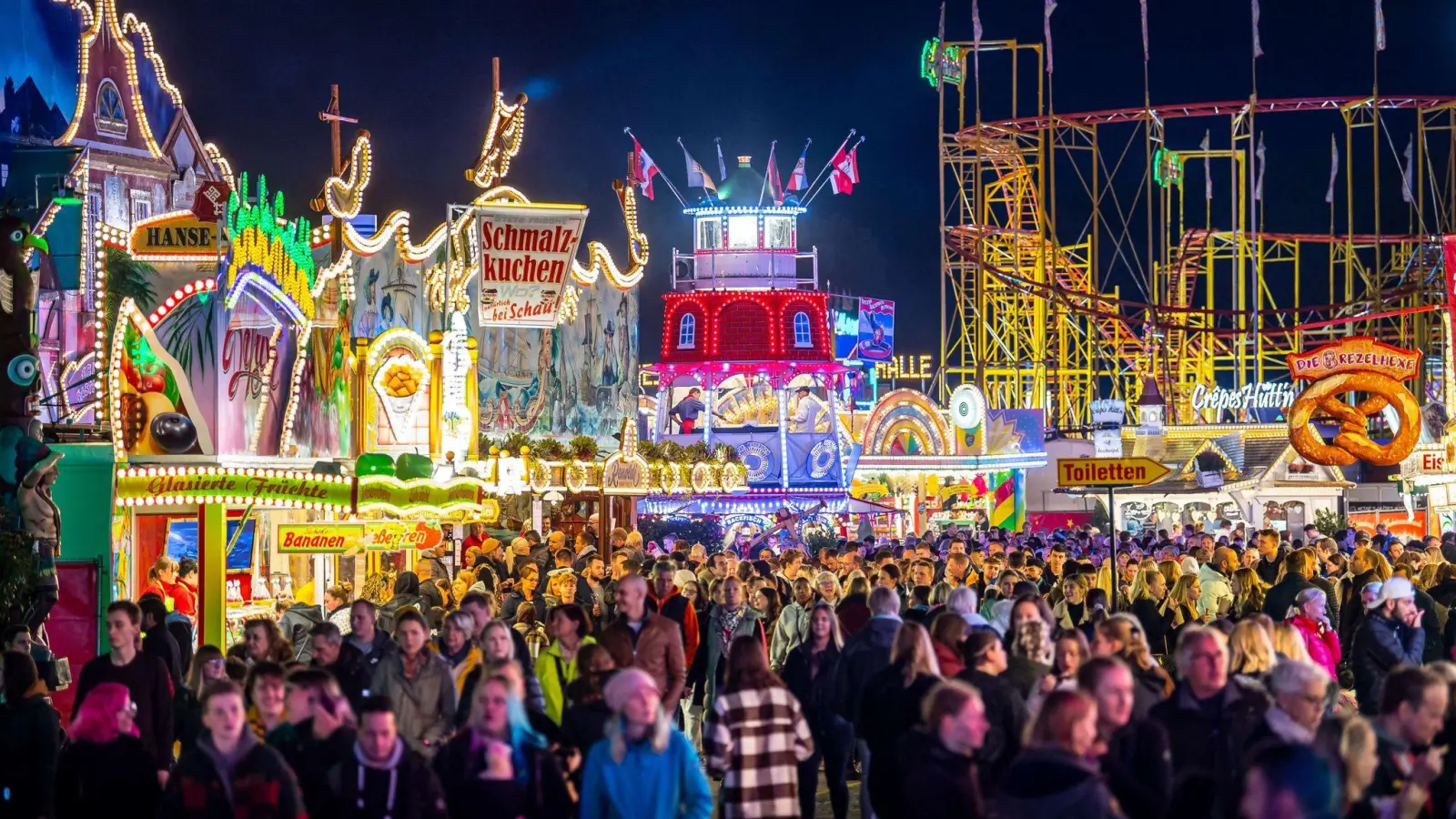 Der Bremer Freimarkt ist eines der ältesten Volksfeste Deutschlands und das größte im Norden. (Foto: Sina Schuldt/dpa)