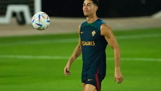 Cristiano Ronaldo wird am Dienstag in Saudi-Arabien vorgestellt. (Foto: Francisco Seco/AP/dpa)