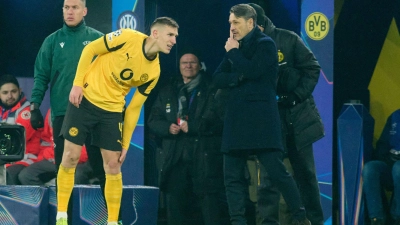 Niko Kovac würde Nico Schlotterbeck gerne auch in Zukunft im BVB-Trikot sehen. (Archivbild) (Foto: Bernd Thissen/dpa)
