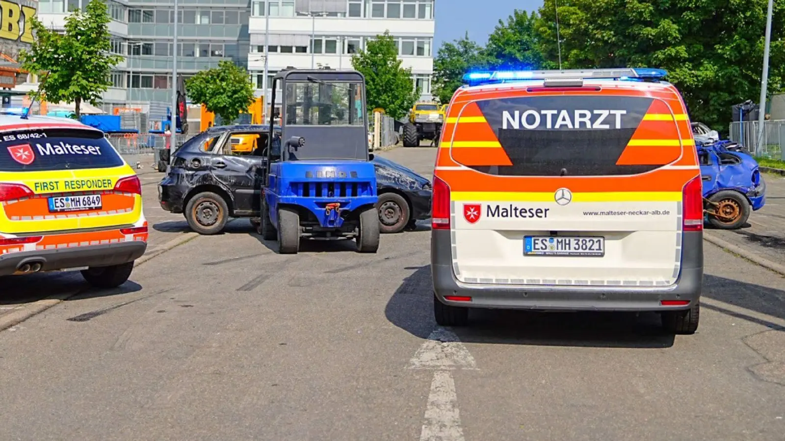 Unter den Verletzten gibt es auch Kinder.  (Foto: Kaczor/SDMG/dpa)