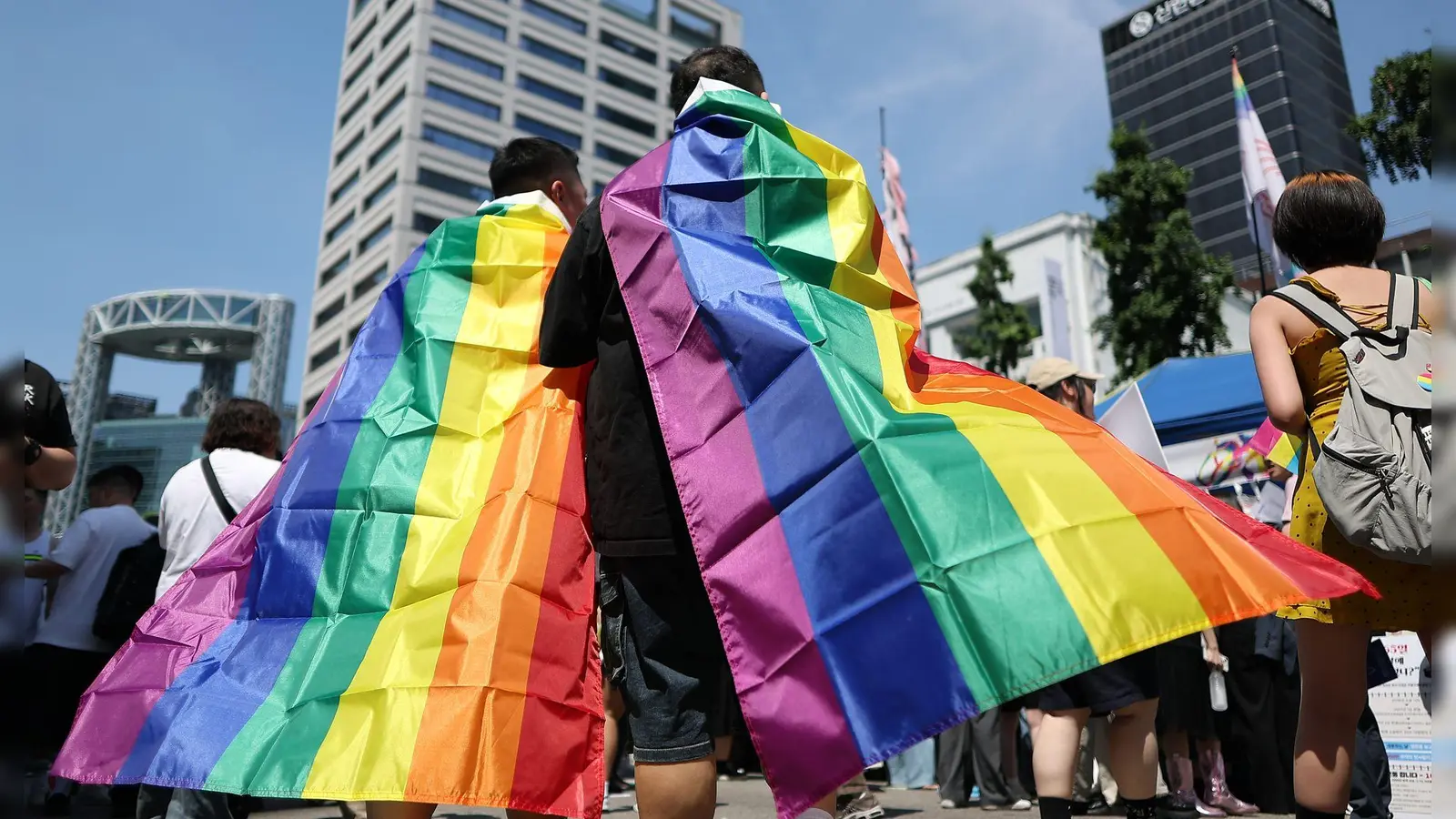 Beim Seoul Queer Culture Festival feiern mehr als 10.000 Teilnehmer gesellschaftliche Vielfalt.  (Foto: -/YNA/dpa)