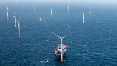 Die Windräder in der Nord- und Ostsee weisen inzwischen eine Leistung von 10,2 Gigawatt auf. (Archivbild) (Foto: Kurt Desplenter/BELGA/dpa)