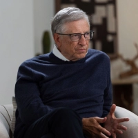 Microsoft-Mitgründer Bill Gates schließt sich Warnungen vor Gefahren Künstlicher Intelligenz an. (Archivbild) (Foto: Jae C. Hong/AP/dpa)