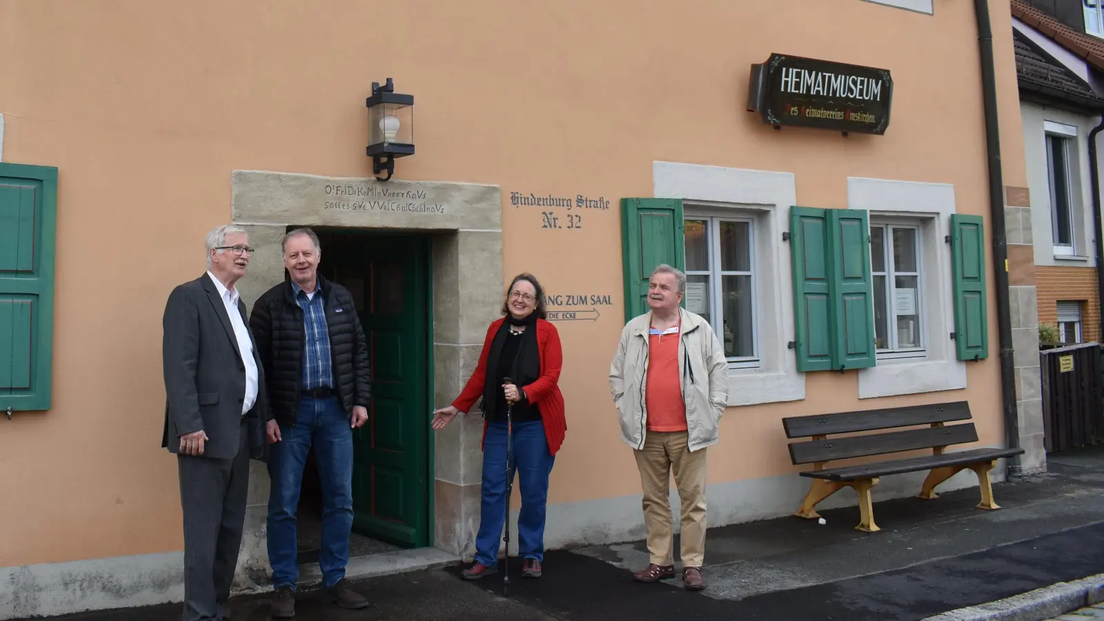 Wolfgang Bärnreuther, Andreas Kalb, Ingrid Bärnreuther und Dieter Schmidt (von links) würden sich freuen, den Vorsitzendenposten bald neu besetzen zu können. (Foto: Ute Niephaus)