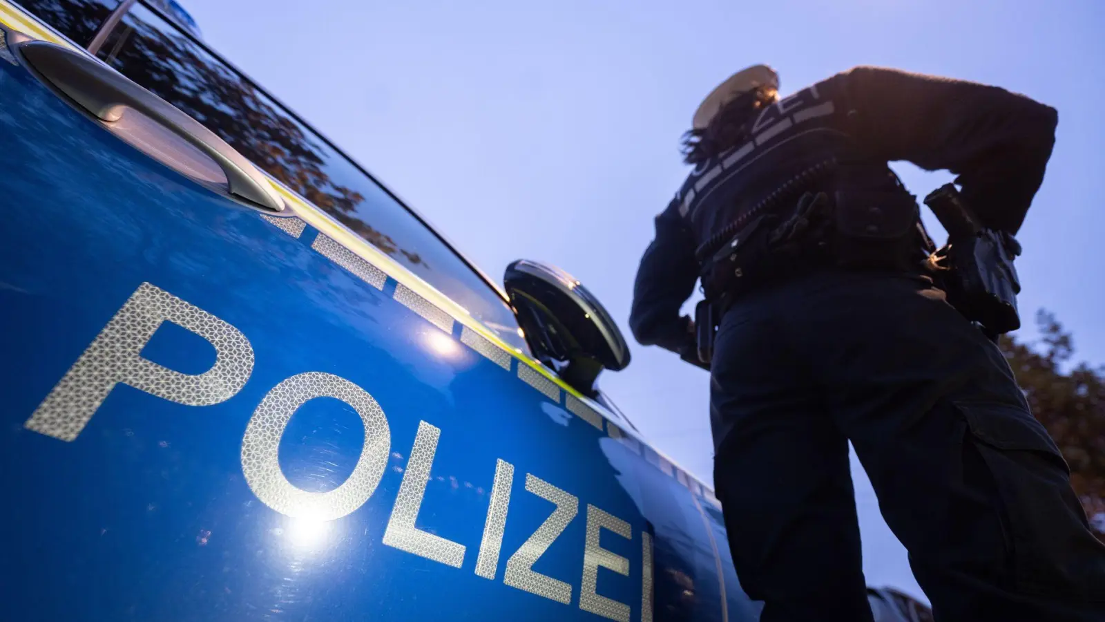 Zwei Polizeibeamte wurden bei der Kontrolle leicht verletzt. (Symbolbild) (Foto: Marijan Murat/dpa)