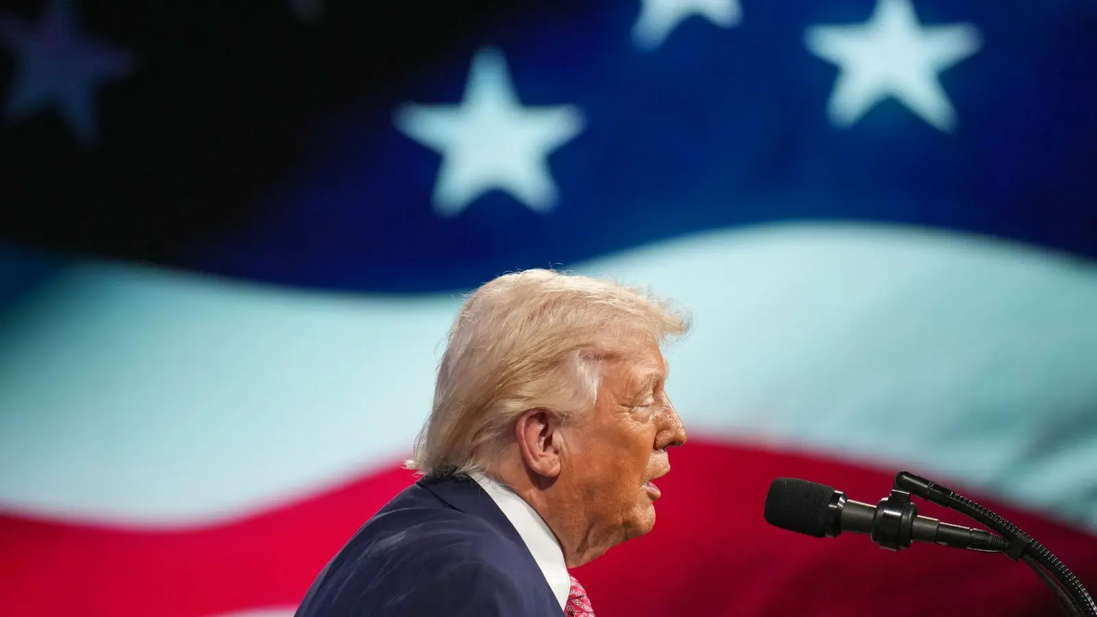 Trump kritisiert Merz. (Foto: Mark Schiefelbein/AP/dpa)