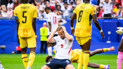 Harry Kane hatte die große Chance zum Sieg, vergab aber auch. (Foto: Tom Weller/dpa)