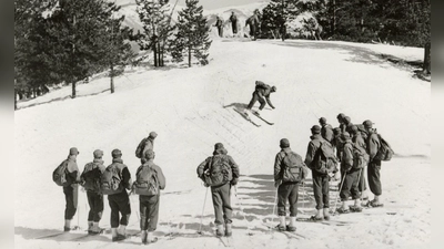 Skifahrer der ersten Stunde: Soldaten der 10. Gebirgsdivision beim Training in Ski Cooper. (Foto: 10th Mountain Division Resource Center/Denver Public Library/dpa-tmn)