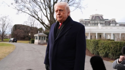 US-Präsident Donald Trump verweist auf die angebliche Absage von 800 Hinrichtungen im Iran. (Foto: Evan Vucci/AP/dpa)