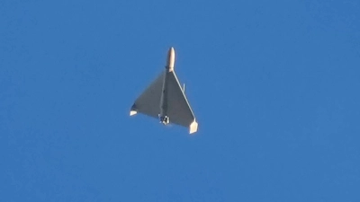 Russland setzte seine Drohnen dieses Mal gegen Ziele in der Westukraine ein. (Archivbild) (Foto: Efrem Lukatsky/AP/dpa)