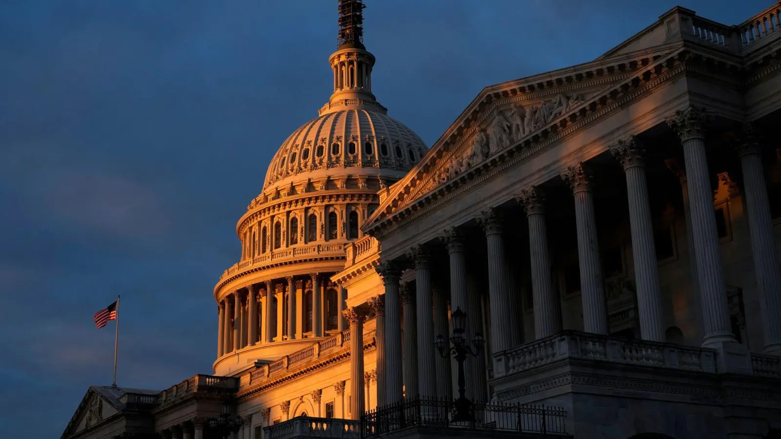 Das US-Repräsentantenhaus steht weiter zum Großteil still. (Foto: J. Scott Applewhite/AP/dpa)