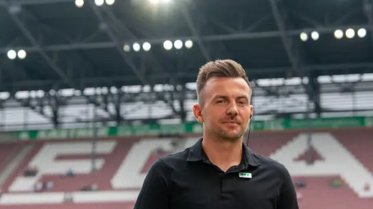 Augsburgs Trainer Enrico Maaßen. (Foto: Stefan Puchner/dpa/Archivbild)