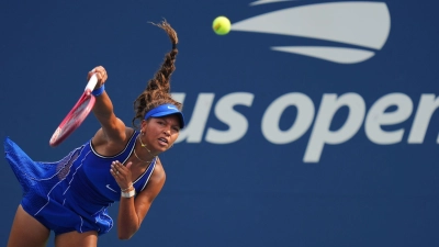 Thea Frodin schlägt erstmals bei den US Open auf.  (Foto: Kirsty Wigglesworth/AP/dpa)