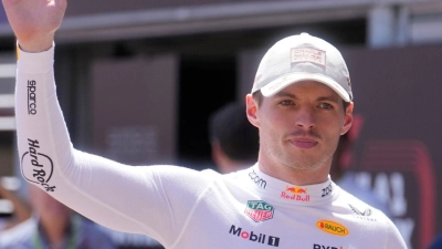Weltmeister Max Verstappen geht in Monaco bescheiden ins Rennen. (Foto: Luca Bruno/AP/dpa)