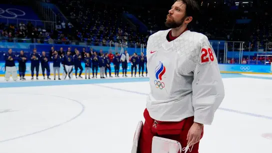 Der russische Eishockey-Torhüter Iwan Fedotow wollte eigentlich in die NHL wechseln. (Foto: Matt Slocum/AP/dpa)