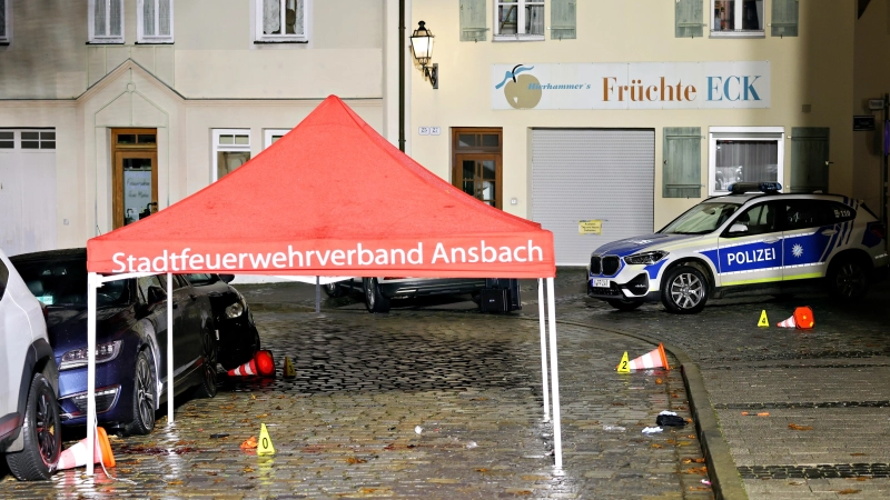 In der Nacht auf Sonntag kam es in Ansbach zu einem Polizeieinsatz mit Schusswaffengebrauch.  (Foto: Zeynel Dönmez)