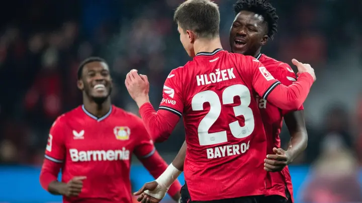Bayer Leverkusen setzte seinen Aufwärtstrend mit dem Sieg gegen Bochum fort. (Foto: Marius Becker/dpa)
