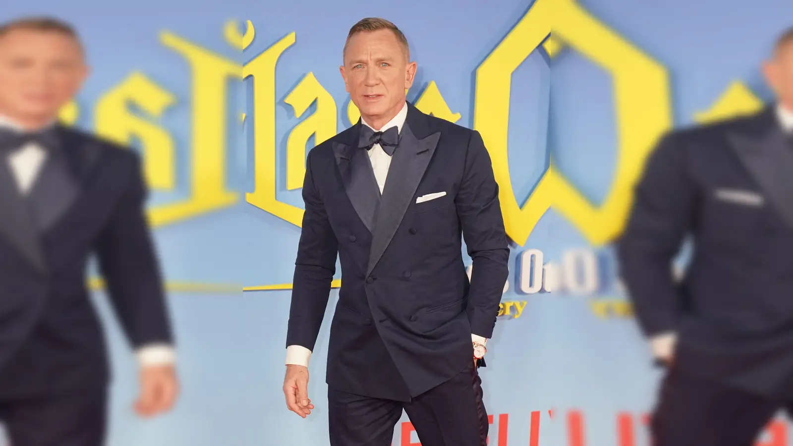 Daniel Craig bei der Europapremiere des Films „Glass Onion: A Knives Out Mystery“ in London. (Foto: James Manning/PA Wire/dpa)