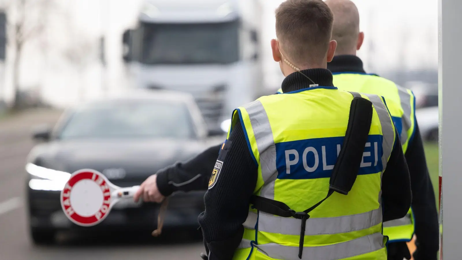 Auch an der Grenze zu Frankreich gibt es stationäre Kontrollen der Bundespolizei. (Symbolbild) (Foto: Marijan Murat/dpa)