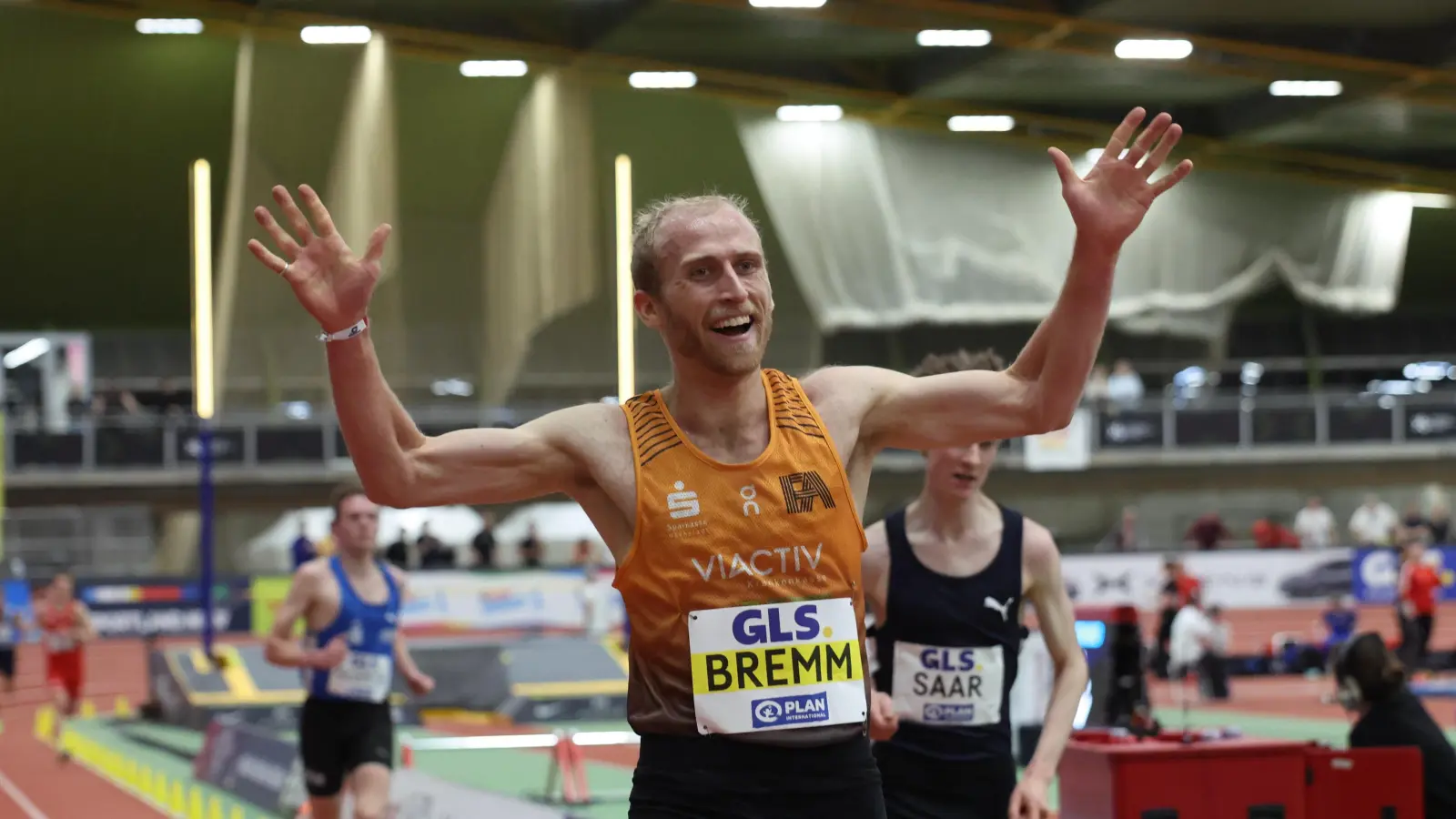 Sieger mit großem Vorsprung: Florian Bremm gewann den Titel über 3000 Meter in Dortmund. (Foto: Theo Kiefner)