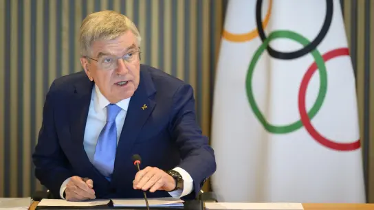 Präsident des Internationalen Olympischen Komitees: Thomas Bach. (Foto: Laurent Gillieron/KEYSTONE/dpa)