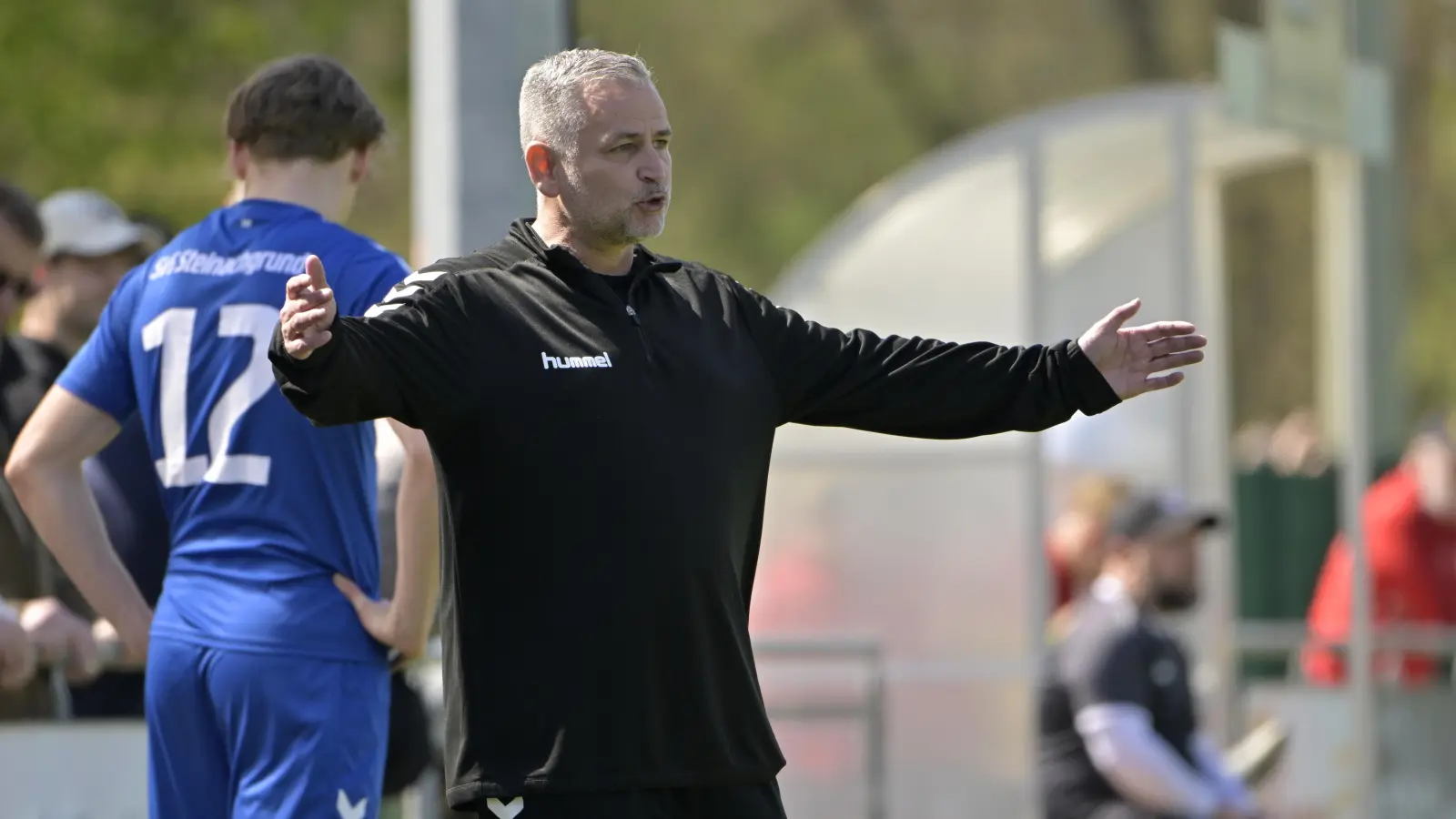 Steinachgrunds Trainer Thomas Guter sieht noch eine große Spannbreite, den Kader für die neue Saison zu vergrößern. (Foto: Martin Rügner)