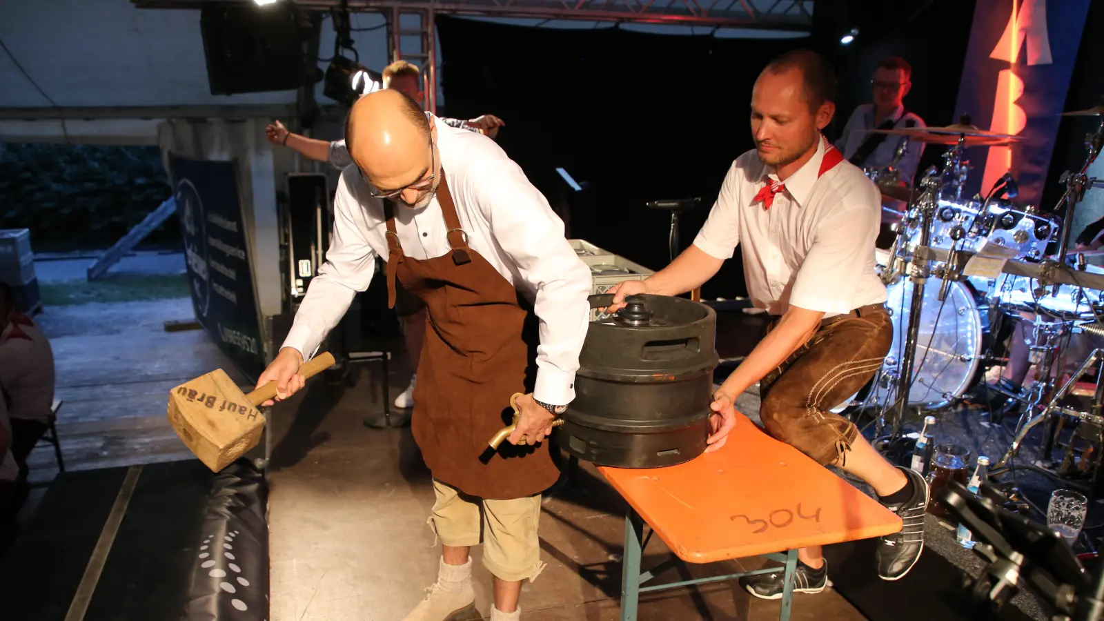 Bürgermeister Markus Liebich wird auch heuer das erste Bierfass anstechen. (Foto: Alexander Biernoth)