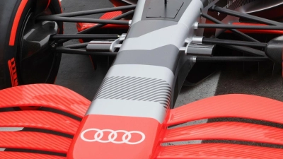 Audi wird im Jahr 2026 in die Formel 1 einsteigen und übernimmt dafür 100 Prozent der Anteile des Sauber-Teams. (Foto: Olivier Matthys/AP/dpa)