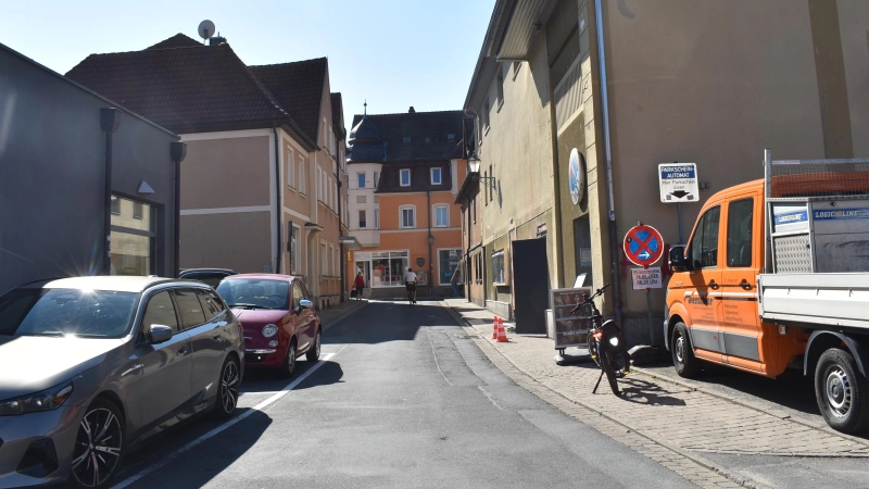 Die Pläne für die Sanierung und Umgestaltung der Unteren Waaggasse wurden in der Stadtratssitzung vorgestellt. (Foto: Ute Niephaus)