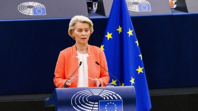 Das Ziel von EU-Kommissionspräsidentin Ursula von der Leyen ist eine „vollendete Union mit über 500 Millionen Menschen“. (Foto: Philipp von Ditfurth/dpa)