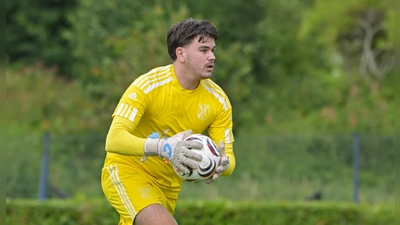 TSC-Torwart Luis Weißmann (in einem anderen Spiel) zeigte starke Paraden zum ersten Saisonsieg. (Foto: Martin Rügner)