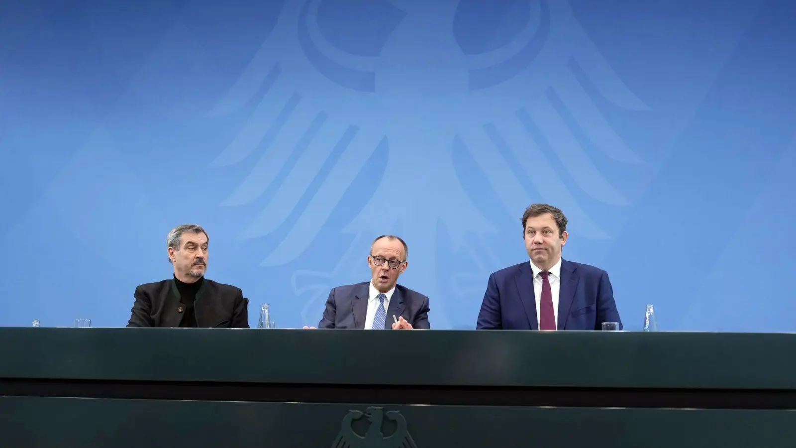 Die Spitzen der Koalition vereinbaren eine gemeinsame Position. (Foto: Michael Kappeler/dpa)