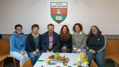 Die Verantwortlichen in der OGTS in Weiltingen Carina Ruck, Inge Früh, Bürgermeister Christoph Schmidt, Schulleiterin Anja Schachner, OGTS-Leiterin Ramona Wambach und Christine Zieher-Westphal (von links) ziehen eine erfolgreiche Bilanz.  (Foto: lil)