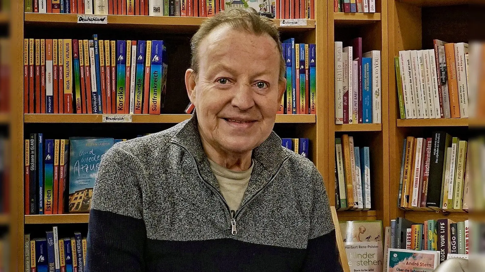 Im Jahr 2022 bei der Vorstellung seines Sammelbandes „Der Querulant“: Thomas Fitzthum. (Foto: Elke Walter)