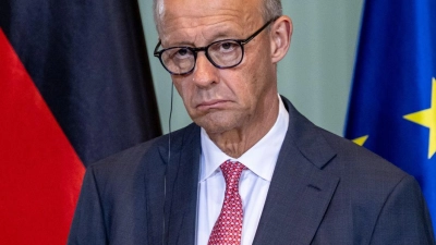 CDU-Chef Merz bindet die Fraktion bei der Spahn-Nachfolge eng ein. (Foto: Fabian Sommer/dpa)