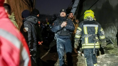 Das russische Militär griff die südukrainische Hafenstadt Odessa die zweite Nacht in Folge mit Kampfdrohnen an. (Foto: Kay Nietfeld/dpa)