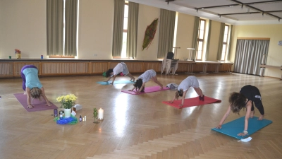 Über Jahre bot Nadja Burger im Haus der Bäuerin Yogakurse für Kinder und Jugendliche an. Hier eine Aufnahme aus dem Jahr 2021. (Archivbild: Andrea Walke)