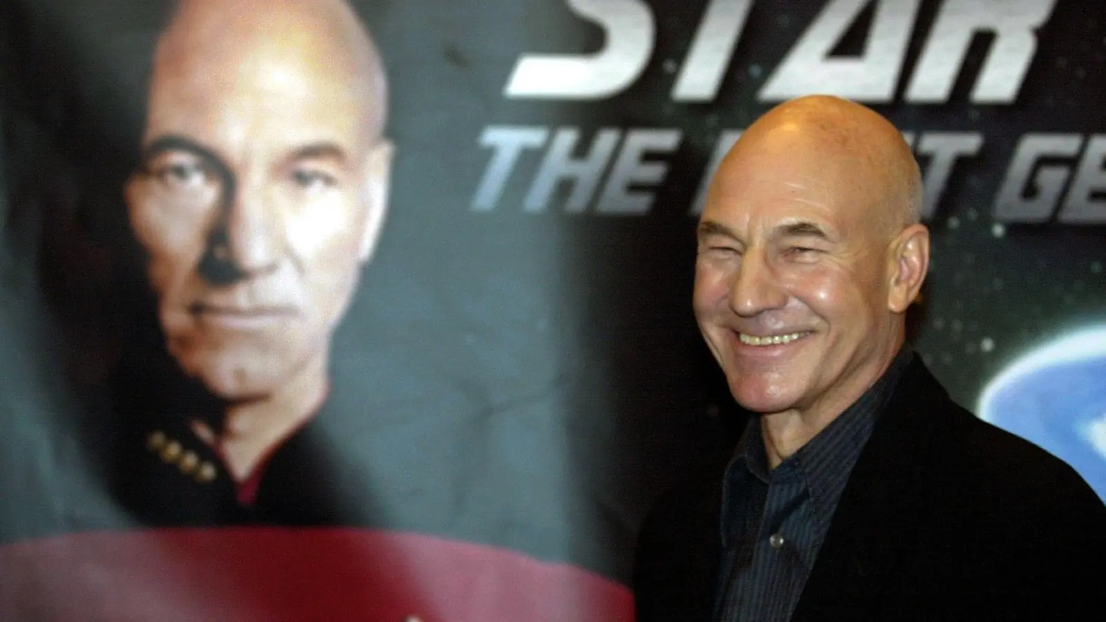 Der britische Schauspieler Patrick Stewart, bekannt als Captain Jean-Luc Picard vom „Raumschiff Enterprise”,. (Foto: Kay Nietfeld/dpa)