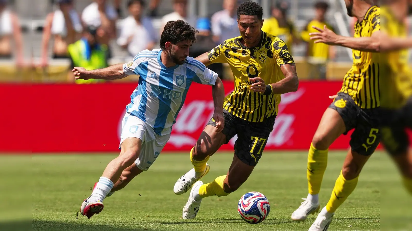 Erstaunliche Ähnlichkeit mit Bruder Jude: Jobe Bellingham bei der Club-WM. (Foto: Carolyn Kaster/AP/dpa)