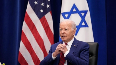 US-Präsidennt Joe Biden ist besorgt über den Justizumbau in Israel. (Foto: Susan Walsh/AP/dpa)