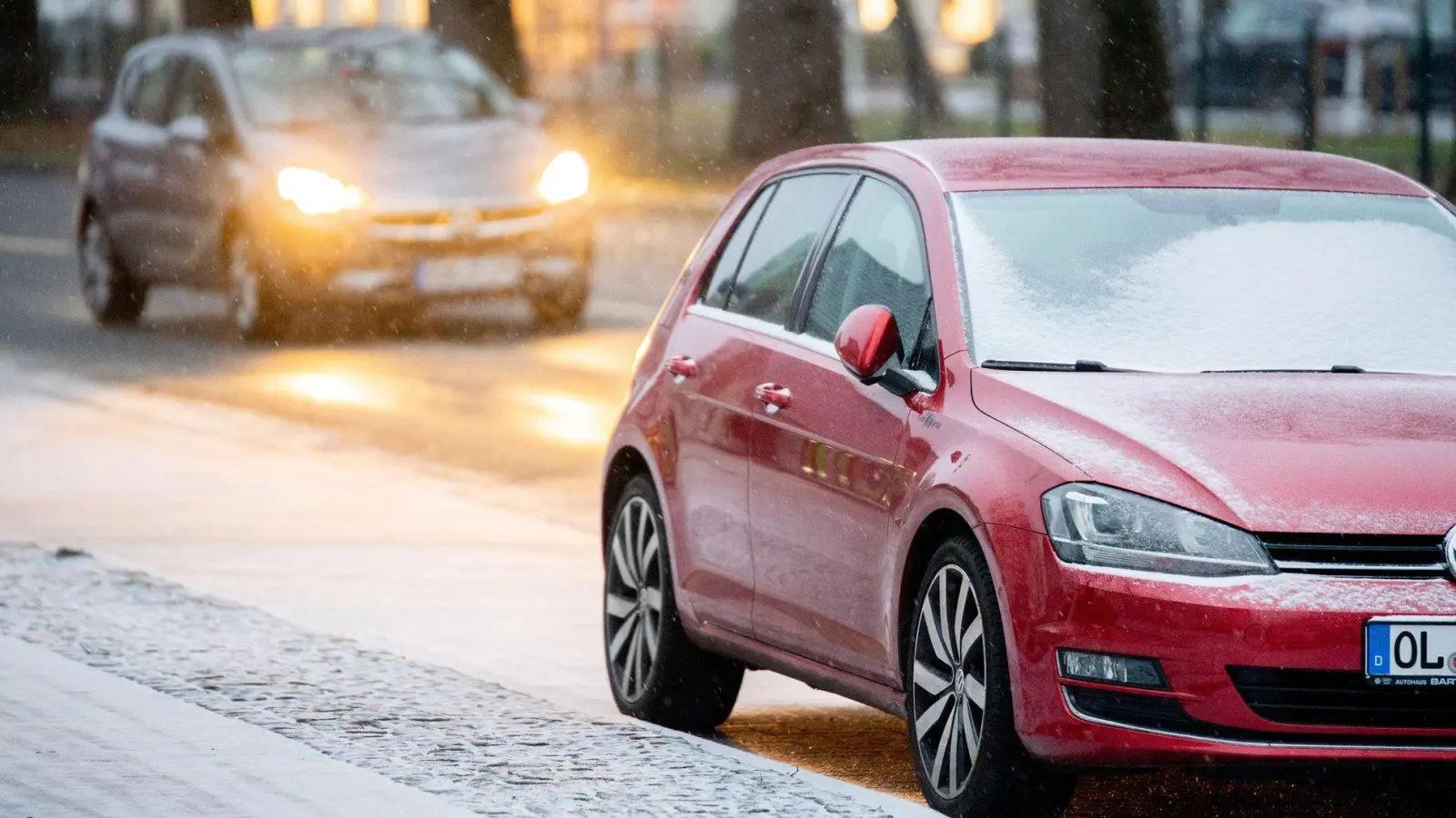 Vor allem in Baden-Württemberg und Franken soll es kräftig schneien. (Archivbild) (Foto: Hauke-Christian Dittrich/dpa)