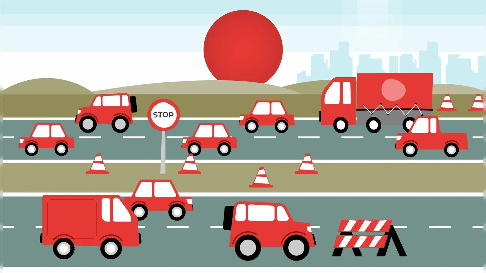 Osterferien-Start bedeutet Stau-Alarm: Vom 27. bis 29. März rechnen ADAC und ACE mit viel Verkehr auf den Fernstraßen – vor allem auf den Nord-Süd-Achsen. (Foto: dpa-Infografik Gmbh/dpa-tmn)