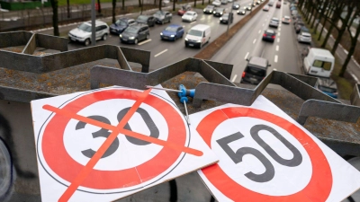 Auf dem Mittleren Ring soll wieder Tempo 30 gelten. (Archivbild) (Foto: Peter Kneffel/dpa)