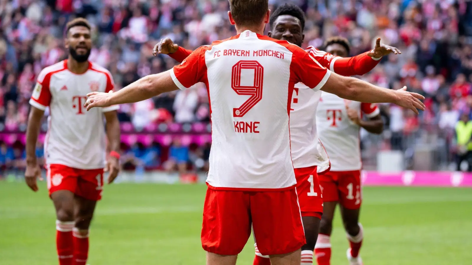 Bayern-Stürmer Harry Kane traf gegen den VfL Bochum dreifach. (Foto: Sven Hoppe/dpa)