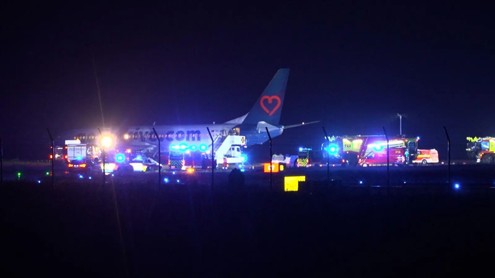 Die Passagiere sind unverletzt. (Foto: tv7news.de/dpa)