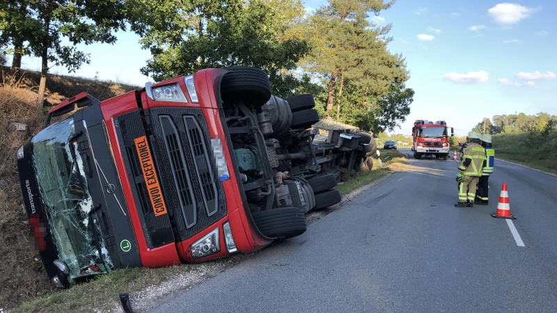 Bei einem Unfall in Ansbach ist Dienstagnachmittag ein Lkw umgekippt. (Foto: Jim Albright)