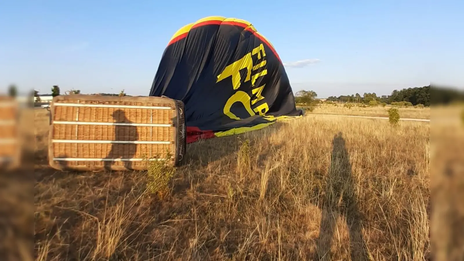 Auf dem gesicherten Gelände der US-Armee landete der Pilot seinen Heißluftballon. (Foto: Sabine Weidner)