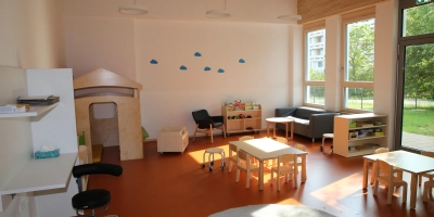 Warme und moderne Farben prägen die fertigen Räume. (Foto: Alexander Biernoth)